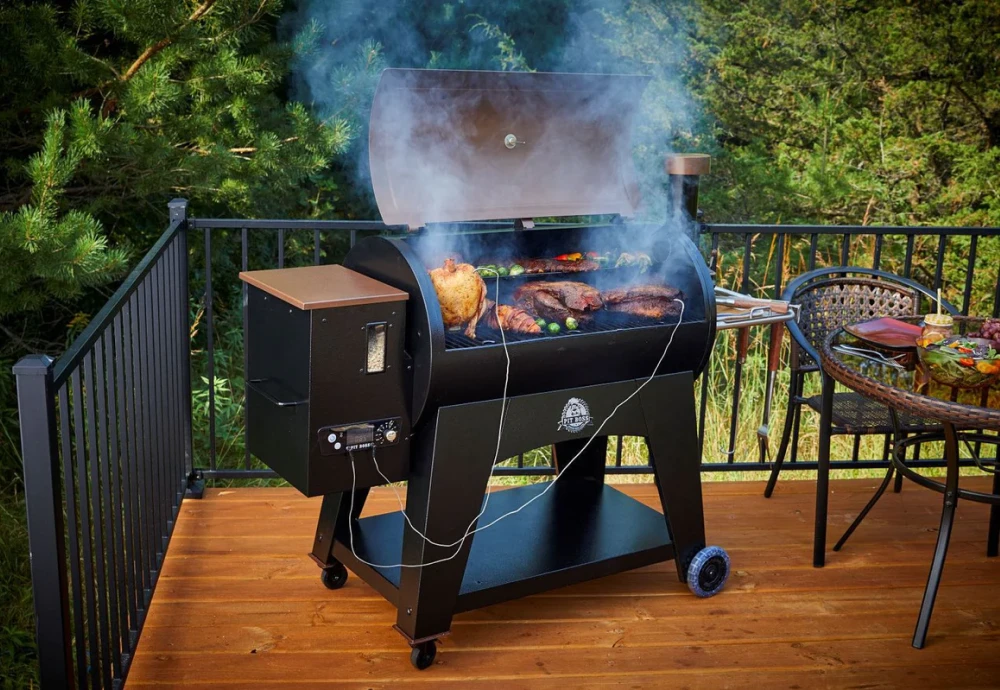 pellet wood smoker grill
